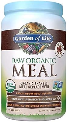 Garden Of Life Meal Replacement Organic Raw Plant Based Protein Powder Chocolate Vegan Gluten Free 35 9oz 2lb 4oz 1 017g Powder Amazon Sg Health Personal Care