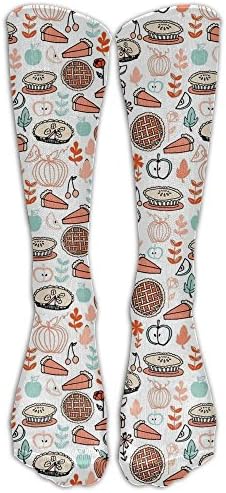 NEW Baking Food Pies Kitchen Pumpkin Athletic Tube Stockings Women's Men's Classics Knee High Socks Sport Long Sock One Size