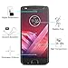 OMOTON Moto Z2 Play Screen Protector [2-Pack] Tempered Glass Screen Protector for Moto Z2 Play 5.5