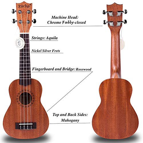 2 Mahogany+Soprano+Ukulele+Starter+Kit