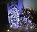 Ankway Solar String Lights White 200 LED 3-Strand Copper Wire Fairy Lights 8 Modes 72 ft Solar Powered String Lights Waterproof IP65 LED Twinkle Lights Outdoor Patio Garden Indoor Bedroom Party