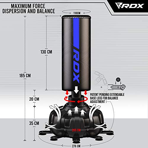 RDX Freestanding Punching Bag with Gloves, 6ft XXL Heavy Duty Adult