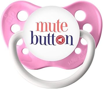 mute button pacifier