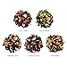 Tea Forte Single Steeps Noir Organic Loose Leaf Tea Sampler, Assorted Tea Variety Pack, 15 Single Serve Pouches, Strong Black Tea Blends