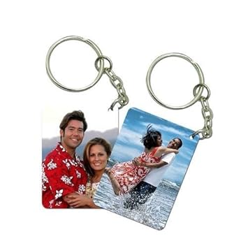 Bhaiji Enterprises Multicolor Key Case Personalized With Photo(Set Of 2)