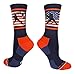 MadSportsStuff USA American Flag Baseball Player Athletic Crew Socks