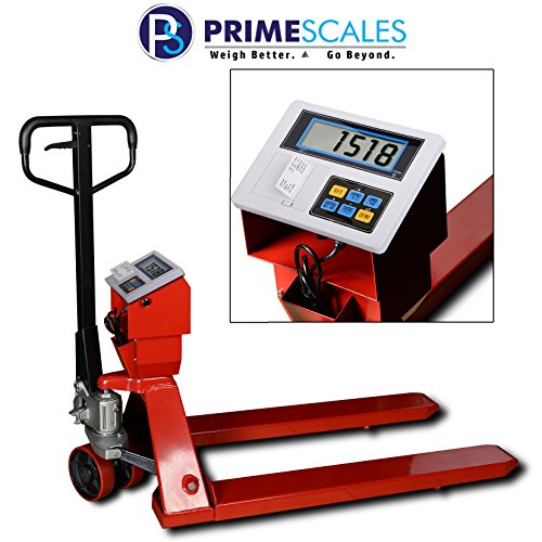 Prime Scales Pallet Truck Scale/Jack Scale with PS-IN202SS Indicator, 5000lb