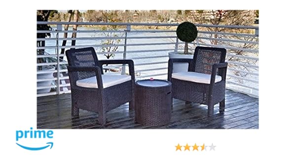 Keter - Conjunto de terraza o balcón Tarifa Balcony con mesa ...