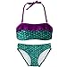 Fin Fun Mermaid Girl’s Scale Bandeau Bikini Swimsuit Set – Mermaidens Swimwear