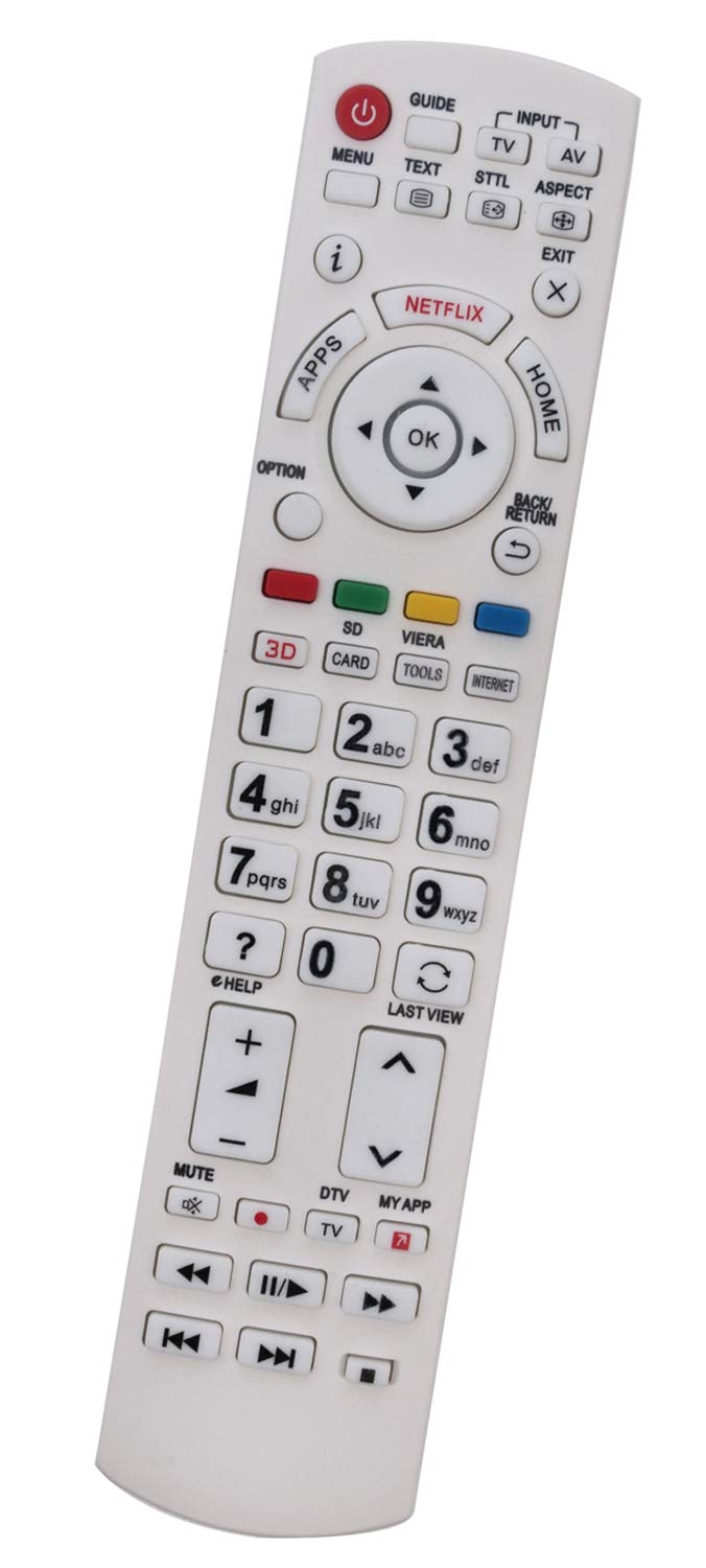 ALLIMITY N2QAYB000863 sub N2QAYB001009 sub N2QAYB000842 Remote Control Replacement for Panasonic Plasma TV TX-P50GTW60 TX-P42GT60Y TX-P55VT60E TX-P50VT60T TX-P55VT60T TX-P50VT60Y TX-P55VT60Y