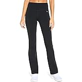 Bally Total Fitness Womens High Rise Tummy Control Bootleg Pant