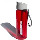 Gekors 4-Stage Water Filter Bottle,22oz,Red