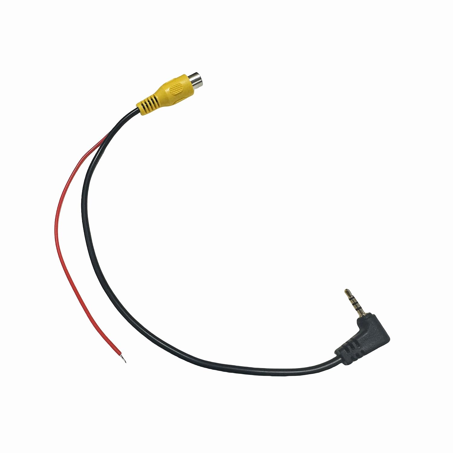 Epronic 2.5mm Plug to RCA Female Adapter Cable for Car Stereo Reverse Backup Rear View Camera AV Input