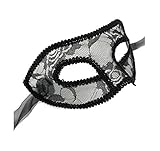 Mardi Gras Black Lace Mask, for Halloween Party, Masquerade Ball, School Prom