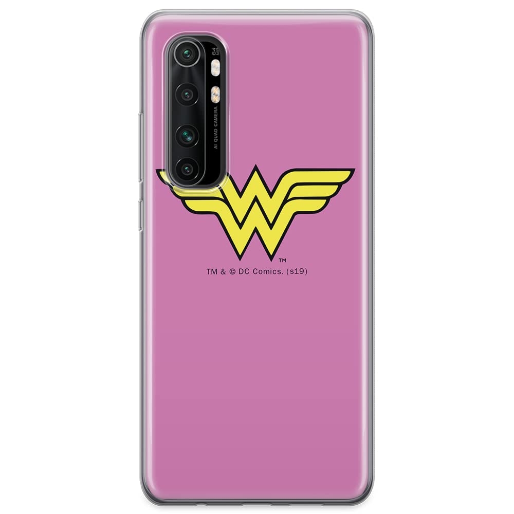 ERT GROUP mobile phone case for Xiaomi MI NOTE 10 Lite original and officially Licensed DC pattern Wonder Woman 005 optimally adapted to the shape of the mobile phone, case made of TPU