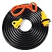 Lavotla RV Extension Power Cord 25FT - 30 AMP Male to 30 AMP Female Twist Locking Adapter - Heavy Duty & Weatherproof Electrical Camper Trailer Marine Boat Shore Cable - 10/3, STW Molded Connector