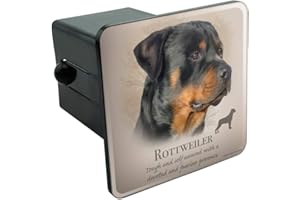 GRAPHICS & MORE Rottweiler Rottie Dog Breed Tow Trailer Hitch Cover Plug Insert