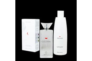 GEISHA Eau de Toilette 100ml with Bath and Shower Gel 350ml, Fragrance Gift Set, 2 Piece