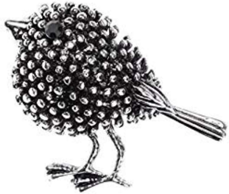 Retro bird beautiful neutral brooch brooch fashion silver metal Christmas Gift