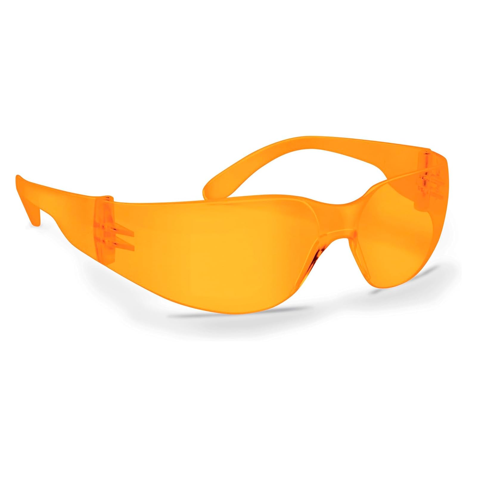 Walker's Clearview Unisex Sports Shooting Glasses Impact Resistant Lightweight Wrap Around UV Protection Hunting Shooting Sports Ballistic Eyewear Amber