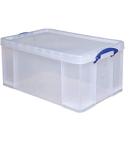 Amazon.com: Really Useful Plastic Storage Box 8 Litre Open Fronted