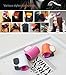 iBang Portable Instant Heat Hot Roller Clip temp. 80℃ 176℉ - Natural Wave Hair Bang Curler for Travel Work at voltage,ampere 5V,2A, not 5V,1A (Rose Pink)
