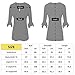Simier Fariry Women's 3/4 Sleeve Shirts V Neck Slim Fit Knit Pleated Tunic Tops