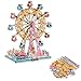 3D Wooden Puzzle DIY Ferris Wheel Puzzle 3D Jigsaw Model Gifts for Kids and Adults (295 PCS)