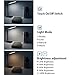Dimmable LED Desk Lamp by Amebay, 108 Degree Folding Touch-Sensitive Control Table Lamp with Adjustable Calendar Alarm Temperature LED Display, 5V/1A Energy-Saving Light for Home Bedroom