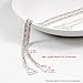 Closecret Women's Lingerie Accessories Removable Replacement Rhinestone Bra Straps (Silver, 1 Pair)