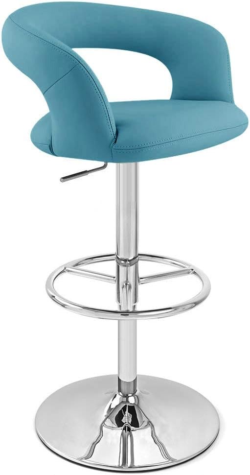 Best Teal Vinyl Swivel Bar Stool