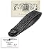 Walker & Williams AT-2 Black Carving Leather Acoustic Guitar Strap Button Headstock Adaptor For Acoustic, Electric, And Bass Guitars