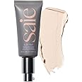 Saie Slip Tint Tinted Moisturizer with SPF 35 - Light Coverage, Glowy Skin Tint & Mineral Sunscreen for Face with Hydrating Hyaluronic Acid - Summer Makeup Essential - Shade One (1.35 oz)
