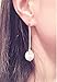P.phoebus 18K Gold Vintage White Pearl Swarovski Crystal Studs Earrings Rhinestones Dangle Charms Hoops For Women Girls
