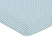 Sweet Jojo Designs Fitted Crib Sheet for Woodland Toile Baby/Toddler Girl or Boy Bedding Set Collection - Blue Lattice Print