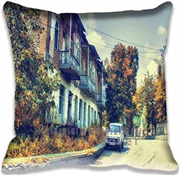 Armenia Dilijan Pillow Cases Printed Cute Architecture Pillow Shams Comforter Bedroom &amp; Living Room Decorative Bed Pillow Covers Two Sides