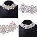 XY Fancy Women Fashion Jewelry Full Rhinestone Flower Choker Necklace Charming Clavicle Chain