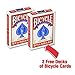 Brybelly 2 Deck Rotating-Revolving Card Tray with 2 Decks of Bicycle Cards