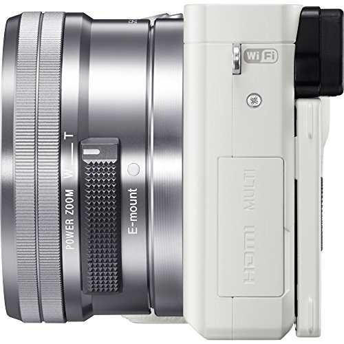 Sony Alpha a6000 Mirrorless Digital Camera 24.3MP SLR (White) with 16-50mm Lens ILCE-6000L/W 128GB Memory Deco Gear Case Filter Kit Charger & Extra Battery Power Editing Bundle - Thumbnail 7