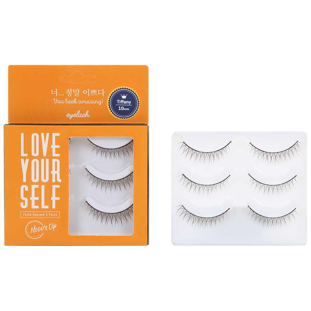 [NOON’S UP LOVE YOURSELF False Eyelash 3 Pairs] – ★Glue is not included!!★ Eyelash, Fake Eyelash, Eye Lashes, Eyebrow growth, Dramatic Lashes, Lashes with Glue (TIFFANY)