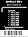 Wera - 5022720001 Stainless 3950 PKL/9 Ball-point Metric Hex-Plus Ergonomic L-Key Set with Two-Component Storage Clip, 9-Piece