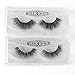 Mink 3D Lashes Eyelash Strips Dream Long Thick Dramatic Look Handmade Reusable False Eyelashes For Makeup 1 Pair Package (Dramatic)