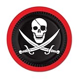 Pirate Plates   (8/Pkg)