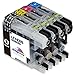 Kingway LC-103 LC103 XL LC103XL Ink Cartridge Compatible with Brother MFC-J870DW MFC-J450DW MFC-J6920DW MFC-J470DW MFC-J650DW DCP-J152W MFC-J4710DW MFC-J6720DW MFC-J6520DW Printer (1 Set+1BK)