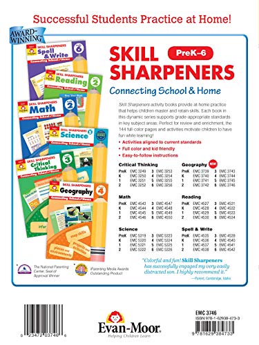 Skill Sharpeners Geography, Grade 6