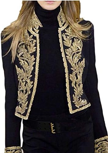 Womens Gothic Blazer Steampunk Victorian Jacket Coat