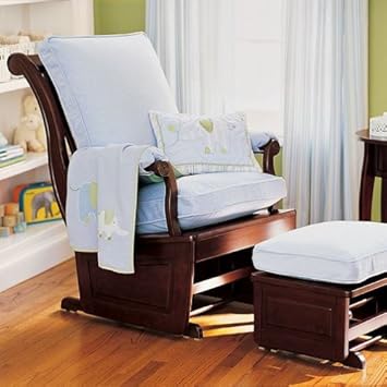 pottery barn glider and ottoman