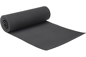 Potlimepan EPDM Non-Adhesive Sponge Foam Roll, Perfect Cosplay Padding, DIY Project Sheet, Multi-Function Soundproof Foam Sheet, Easy to Cut (1/8" T x 13" W x 80" L, 1)