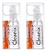Glasses Cleaner Kit (Set of 2) Alcohol Free - Includes (2) Microfiber Cloths - Eyeglass Cleaning Spray - Lens Cleaner in a Travel Kit - Also for Computer and Laptop Screens - Safe for All Lenses primary