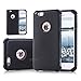 iPhone 6s case,iPhone 6 case, ShuYo Rugged Heavy Duty Impact Soft TPU Bumper Hard PC Shell Hybrid Covers Protection Shock-Absorption Resistant Bumper Case for Apple iPhone 6/6s - Black/Black